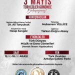 3 MAYIS TÜRKÇÜLER GÜNÜNDE BULUŞUYORUZ!